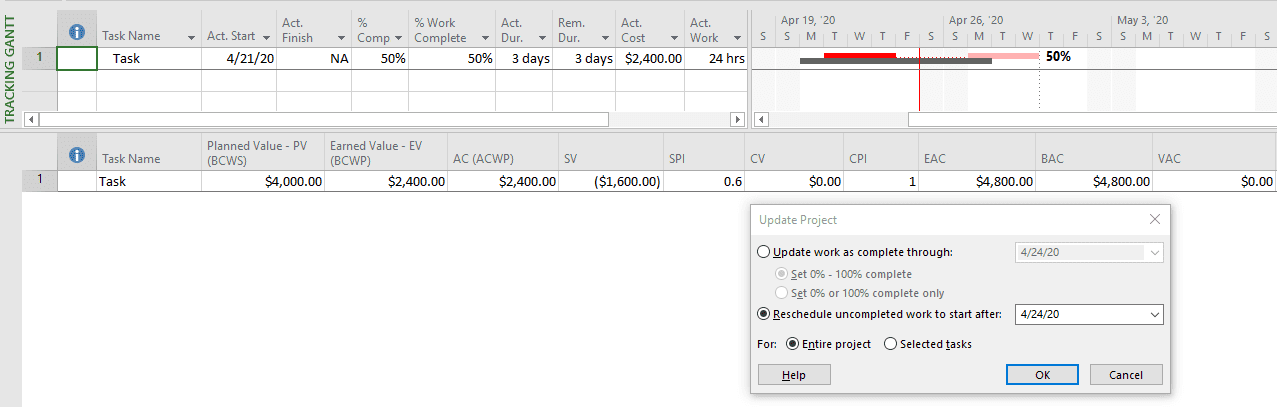 How To Reschedule Incomplete Work