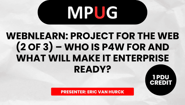 WebNLearn: Project for the web (2 of 3) – Who is p4w for and what will ...