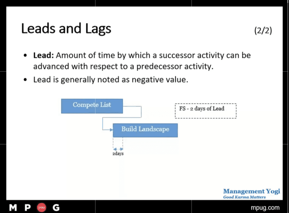 Understanding Dependencies, Leads and Lags with MS Project - MPUG