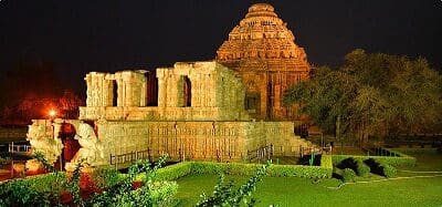 Image of the Konark Sun Temple in Odisha, India.