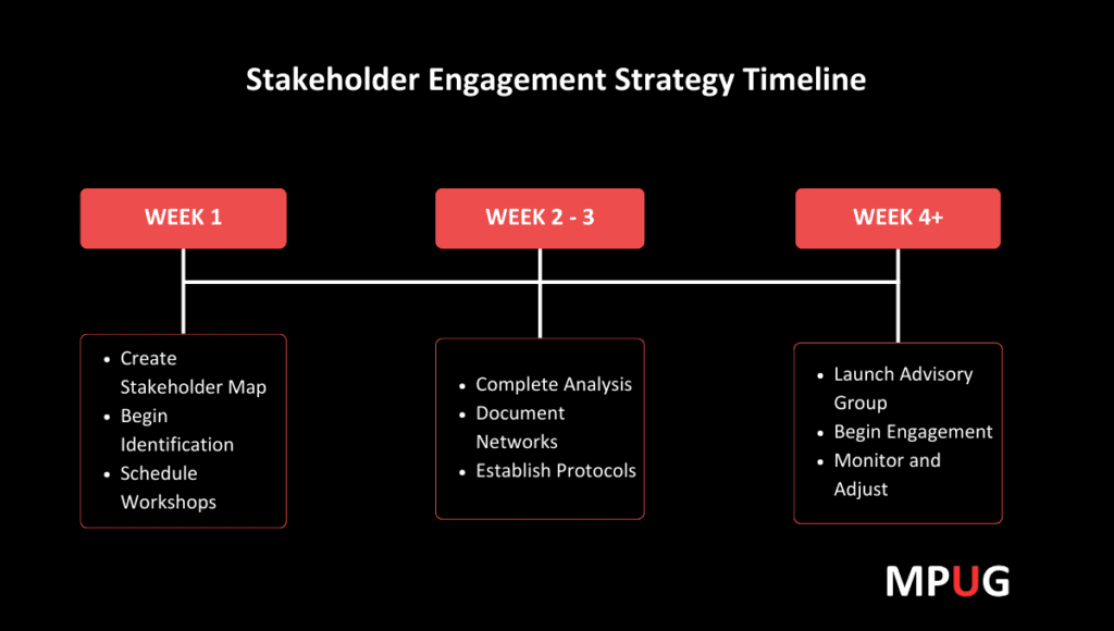 Stakeholder Engagement Strategy Timeline